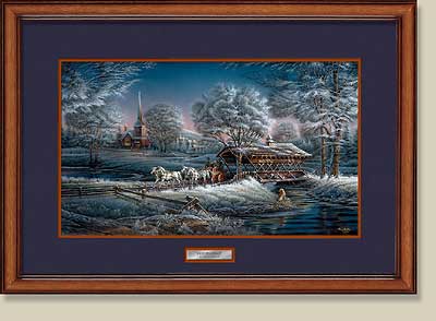 Morning Frost Framed Print